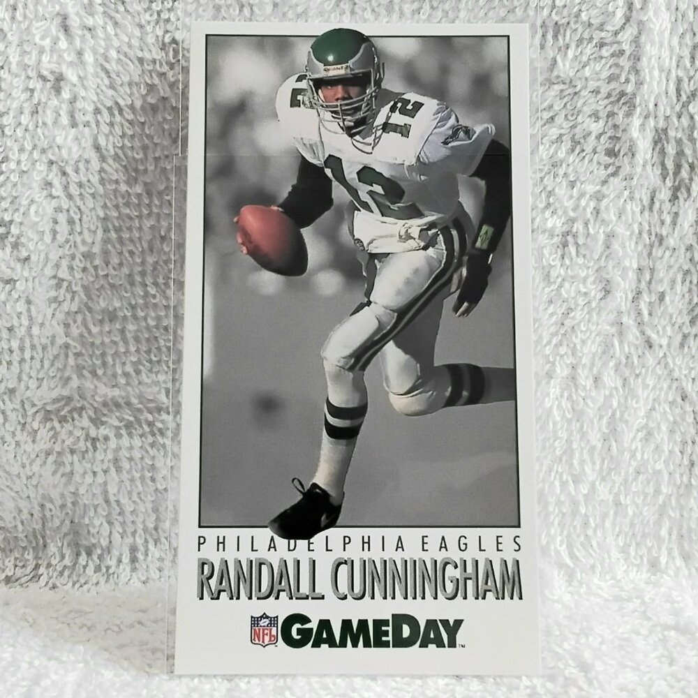 5/$20 Mint 1992 Ed. GameDay Randall Cunningham Tallboy Collector's NFL Card 275!